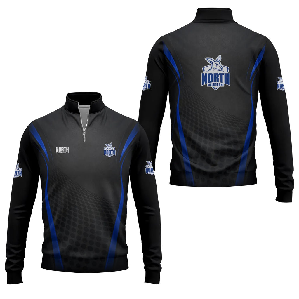 North Melbourne Kangaroos Quarter-zip Pullover SC056