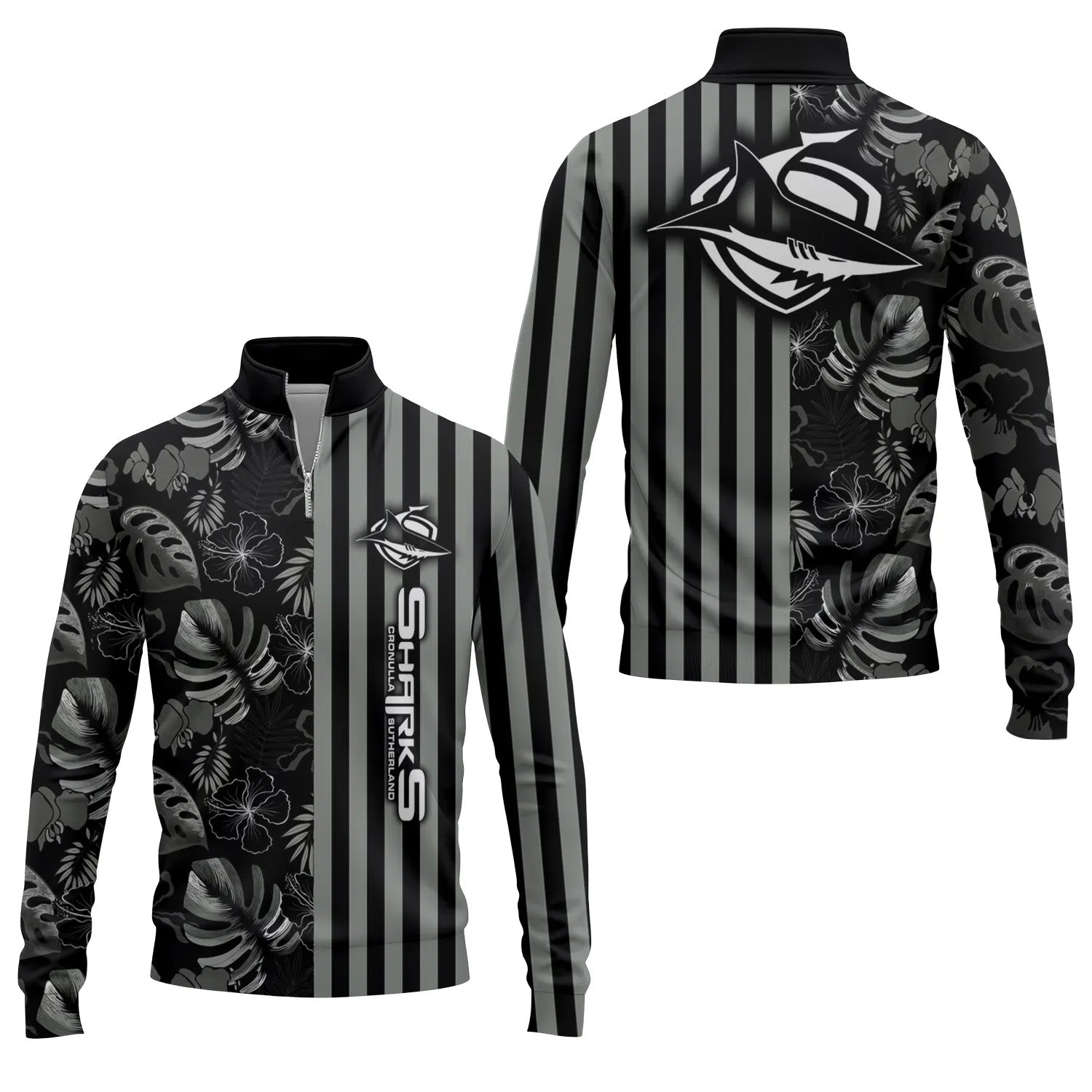 Cronulla-Sutherland Sharks Quarter-zip Pullover SHW040
