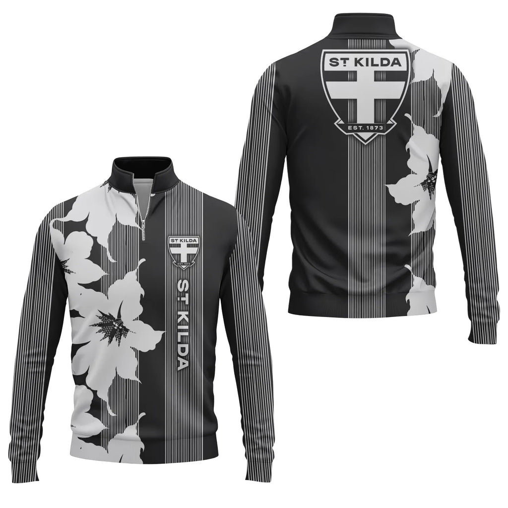 St Kilda Saints Quarter-zip Pullover SHW039