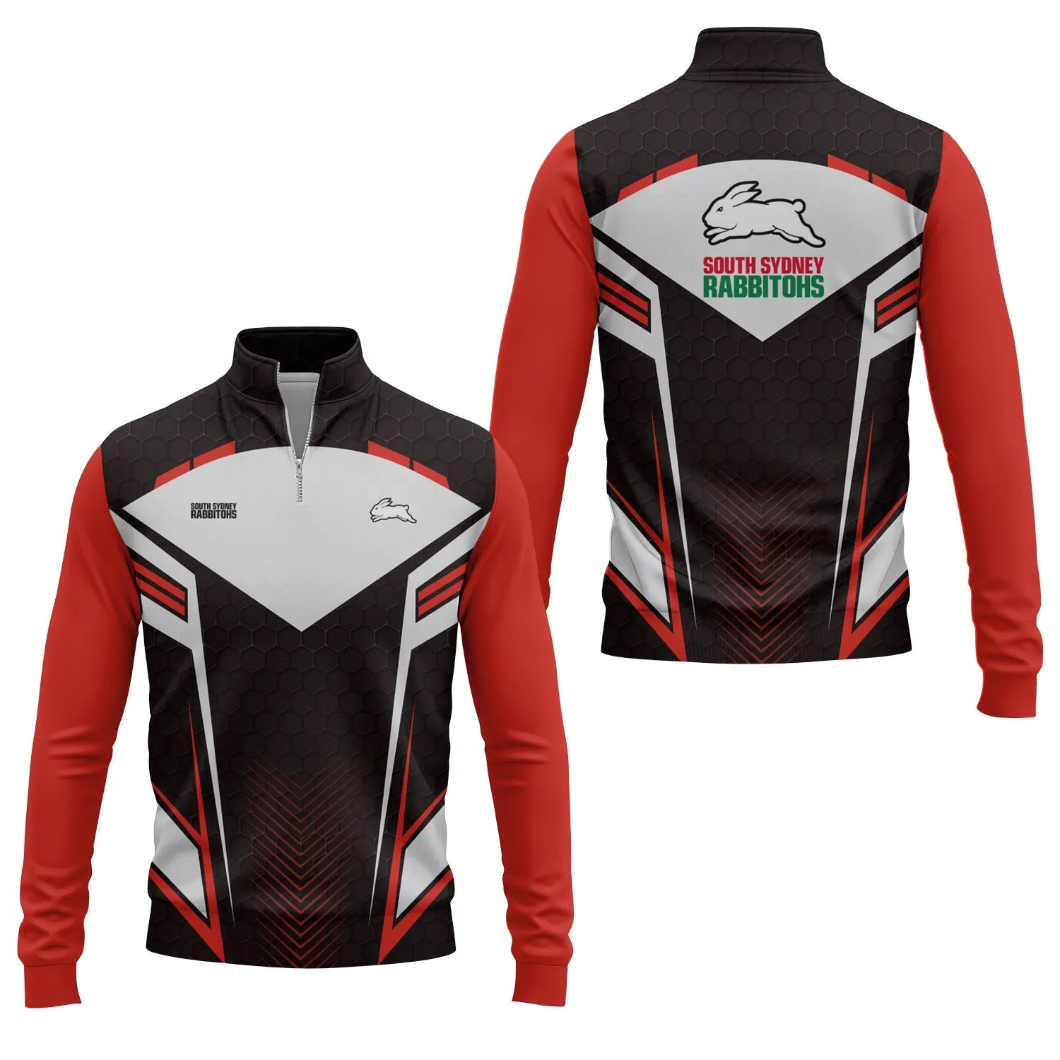 South Sydney Rabbitohs Quarter-zip Pullover SC033