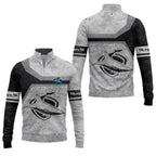Cronulla-Sutherland Sharks Quarter-zip Pullover SC086