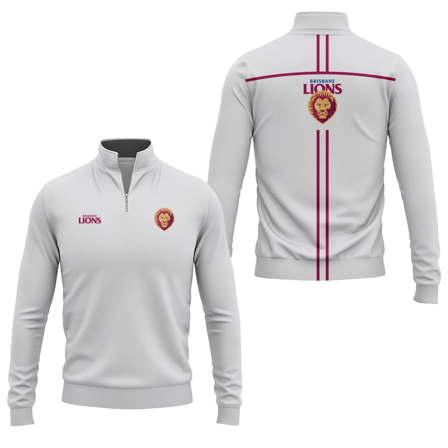 Brisbane Lions Quarter-zip Pullover SC018
