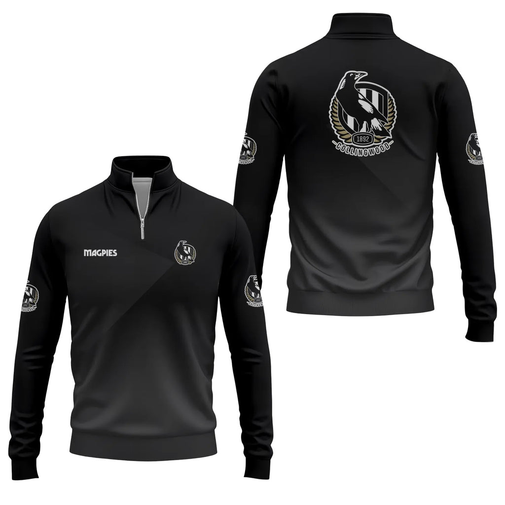 Collingwood Magpies Quarter-zip Pullover SC012