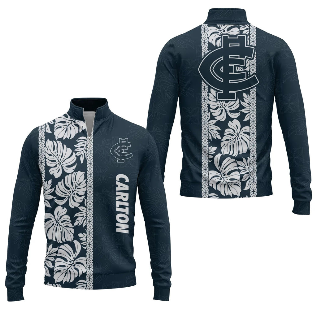 Carlton Blues Quarter-zip Pullover SHW046