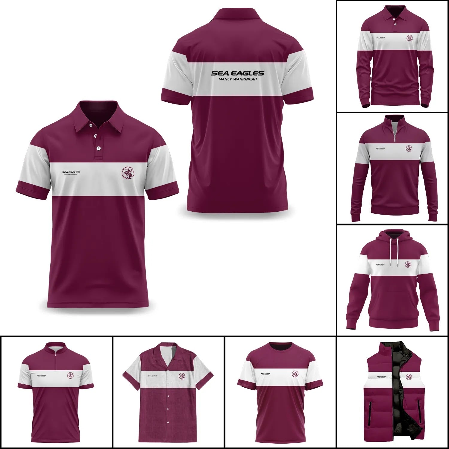 Manly Warringah Sea Eagles Apparels SC046