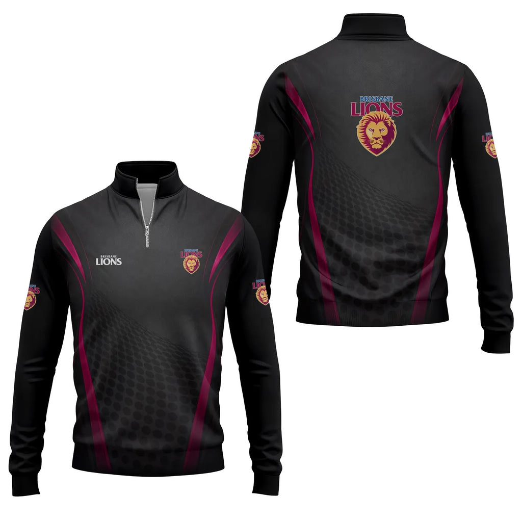 Brisbane Lions Quarter-zip Pullover SC056