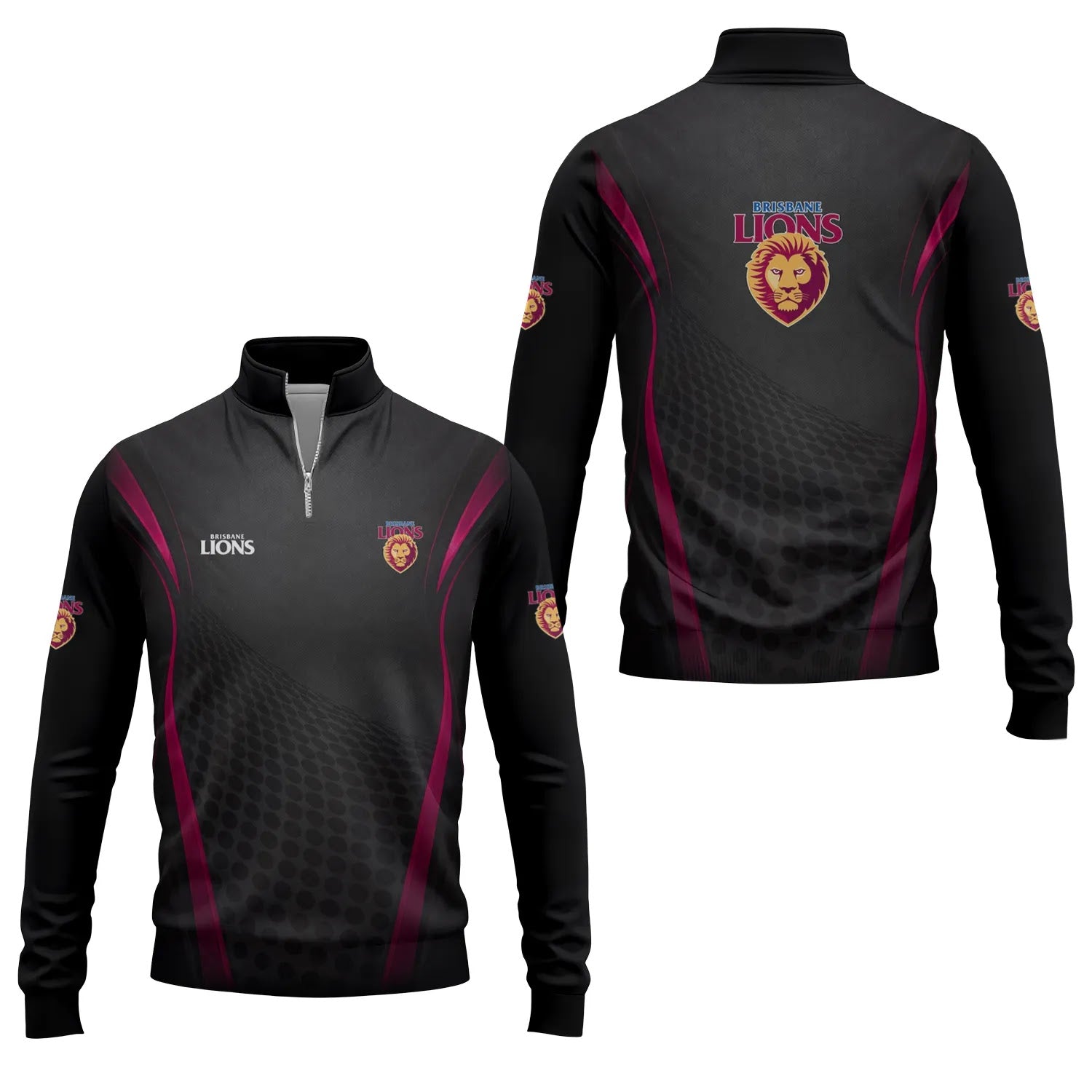 Brisbane Lions Quarter-zip Pullover SC056
