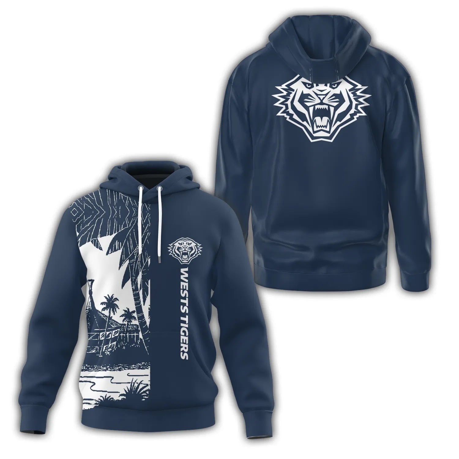 Wests Tigers Hoodie SHW031