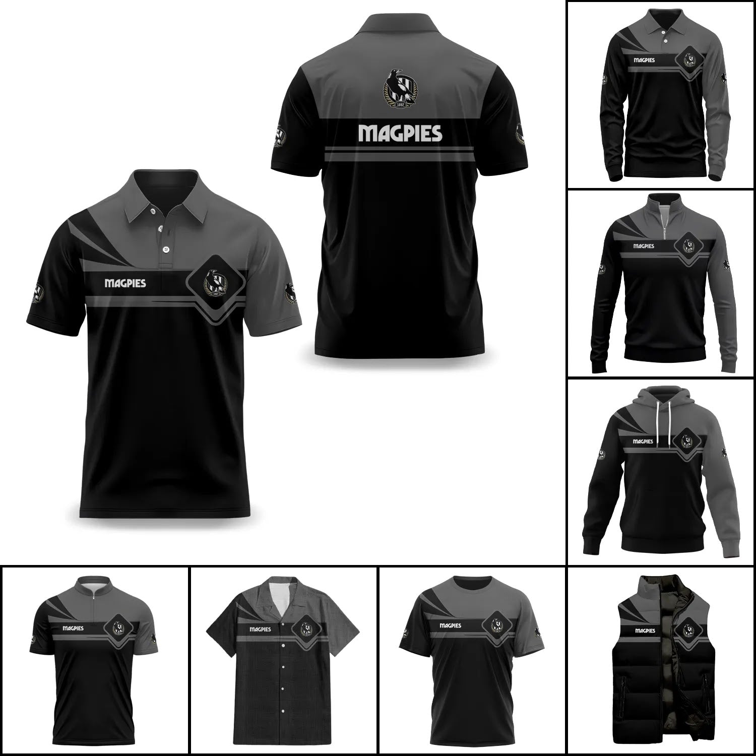 Collingwood Magpies Apparels SC066