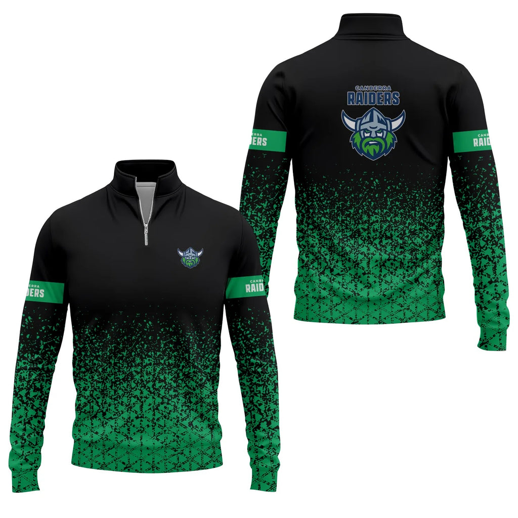 Canberra Raiders Quarter-zip Pullover SC096