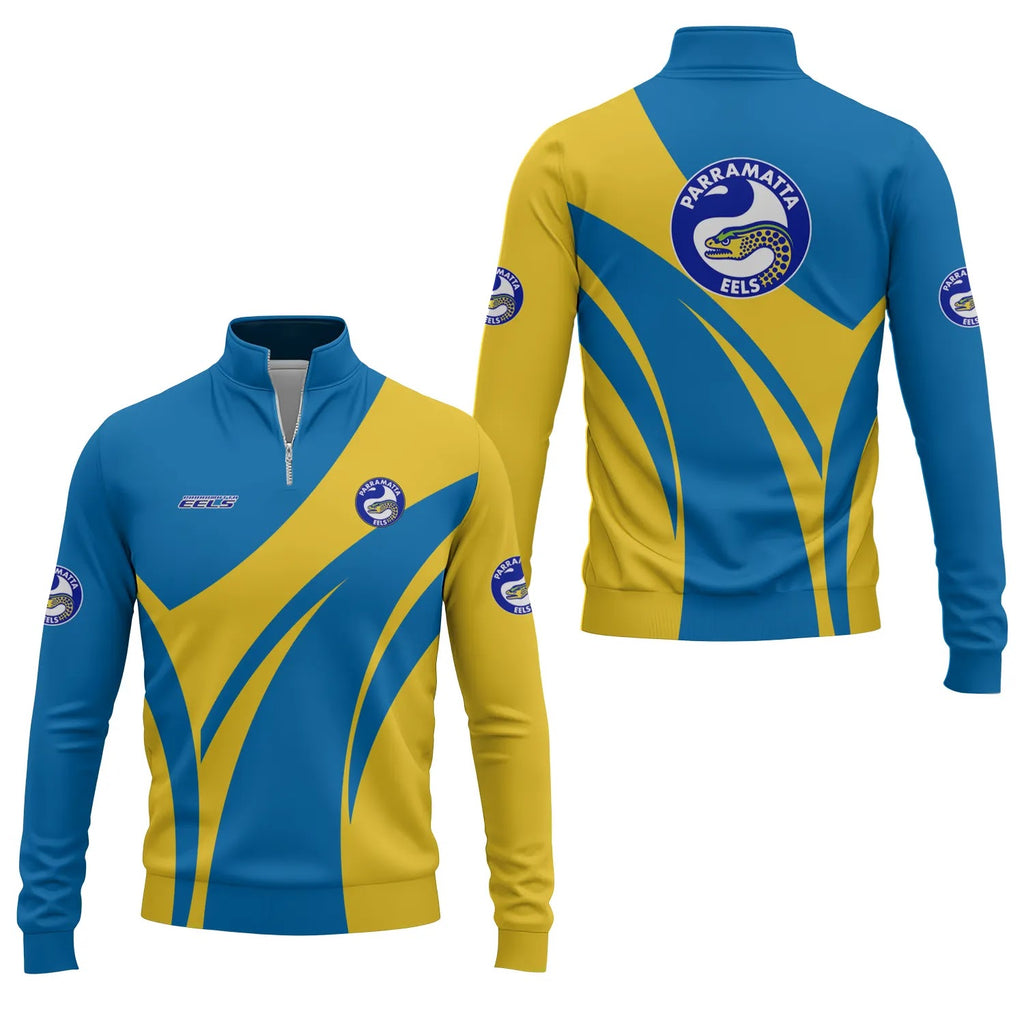 Parramatta Eels Quarter-zip Pullover SC022