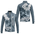 Carlton Blues Quarter-zip Pullover SHW038