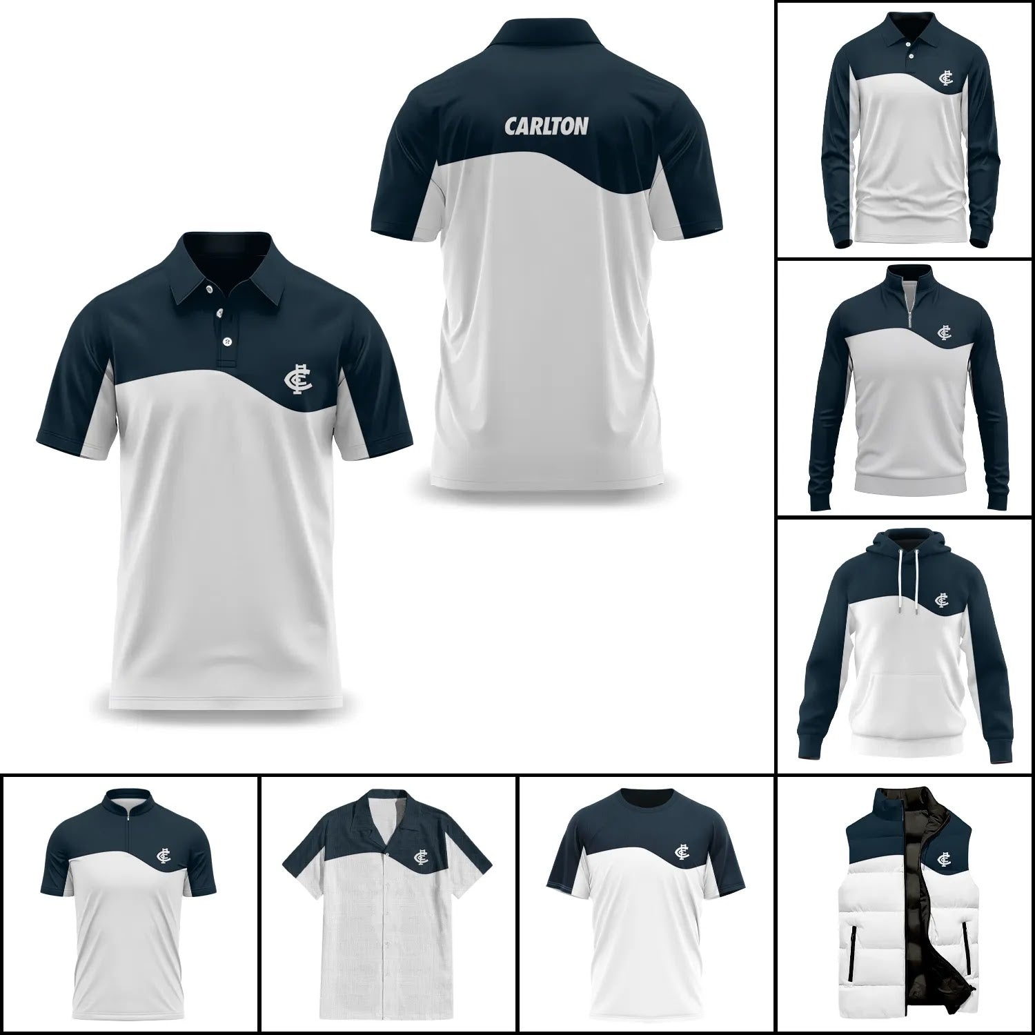 Carlton Blues Apparels SC110