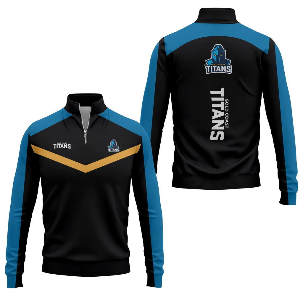 Gold Coast Titans Quarter-zip Pullover SC035