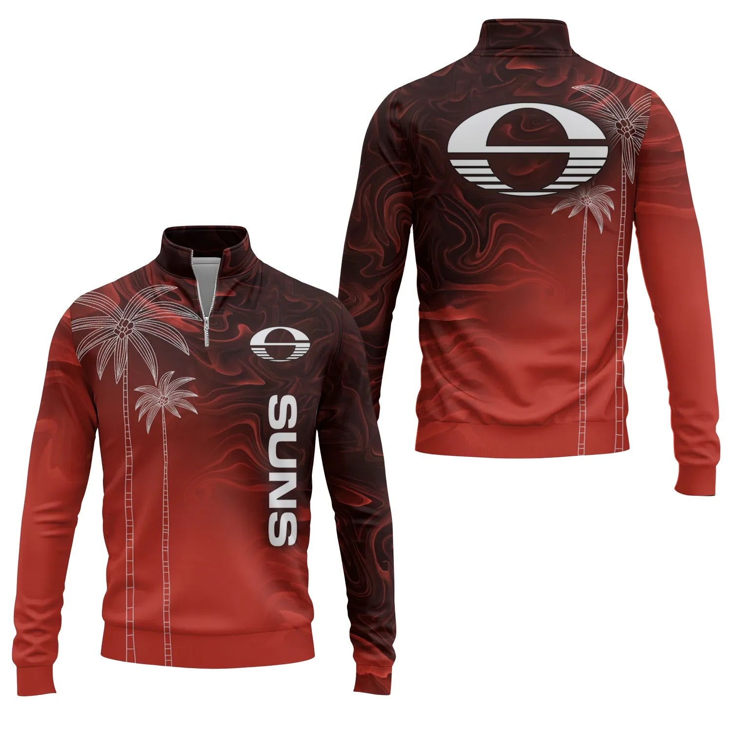 Gold Coast Suns Quarter-zip Pullover SHW070