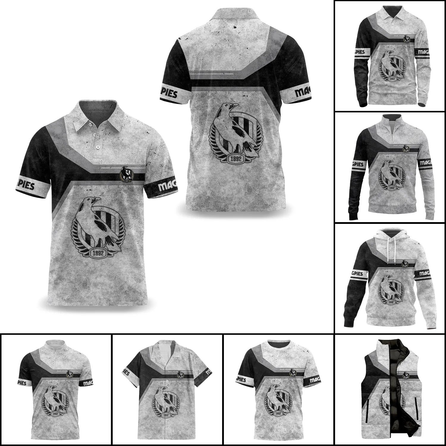 Collingwood Magpies Apparels SC086