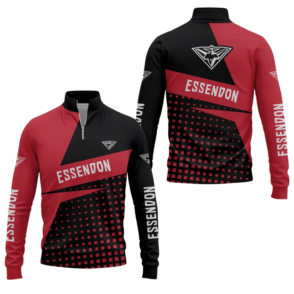 Essendon Bombers Quarter-zip Pullover SC083
