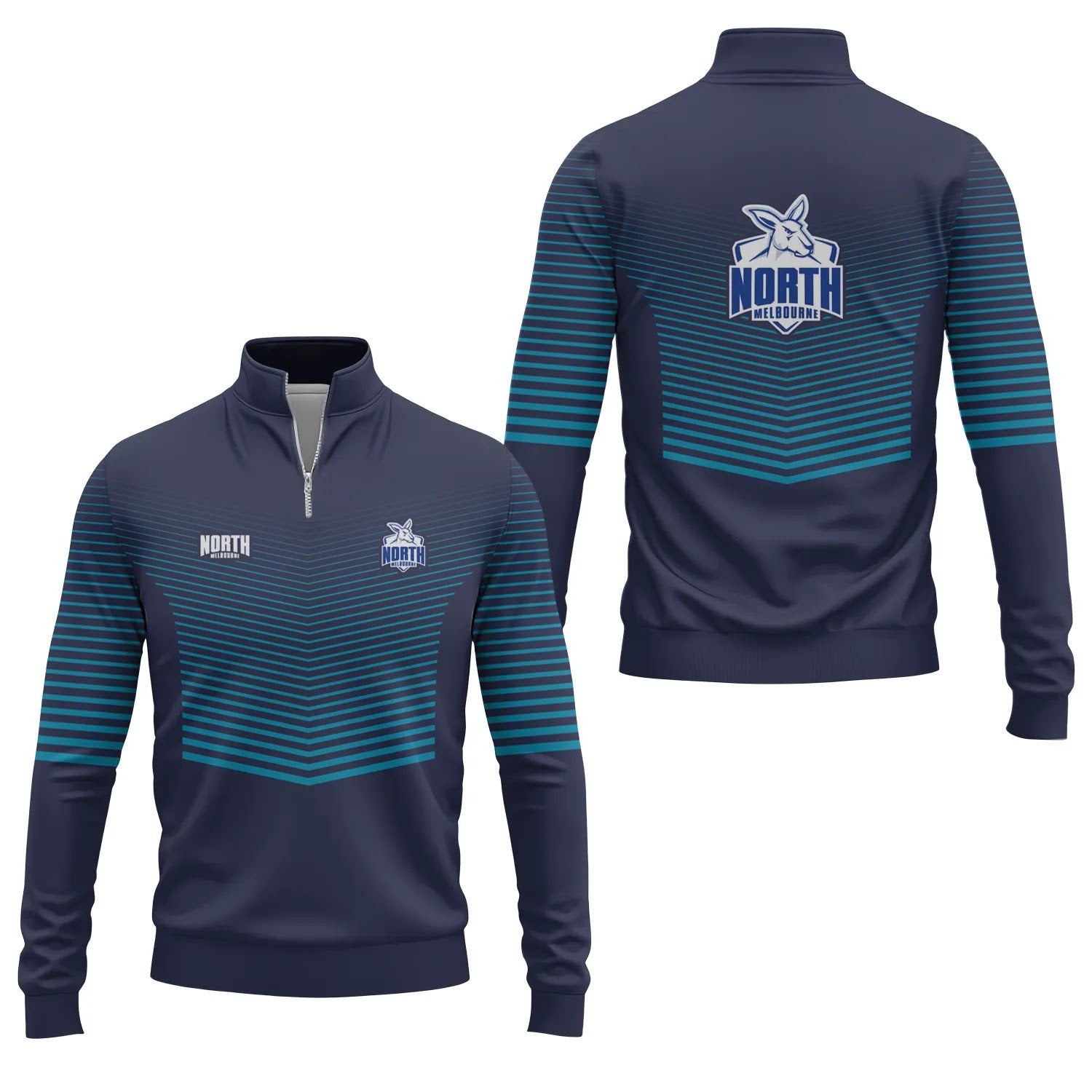 North Melbourne Kangaroos Quarter-zip Pullover SC099