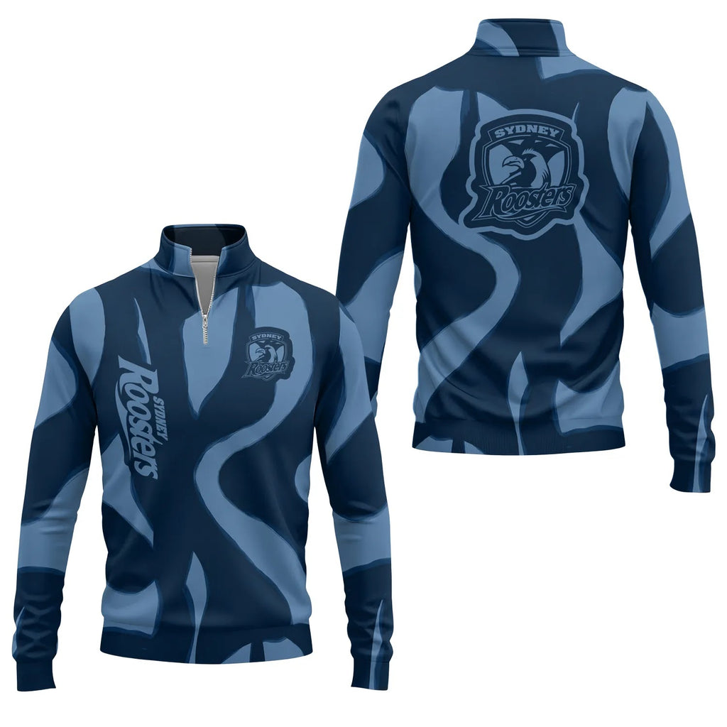 Sydney Roosters Quarter-zip Pullover SHW068