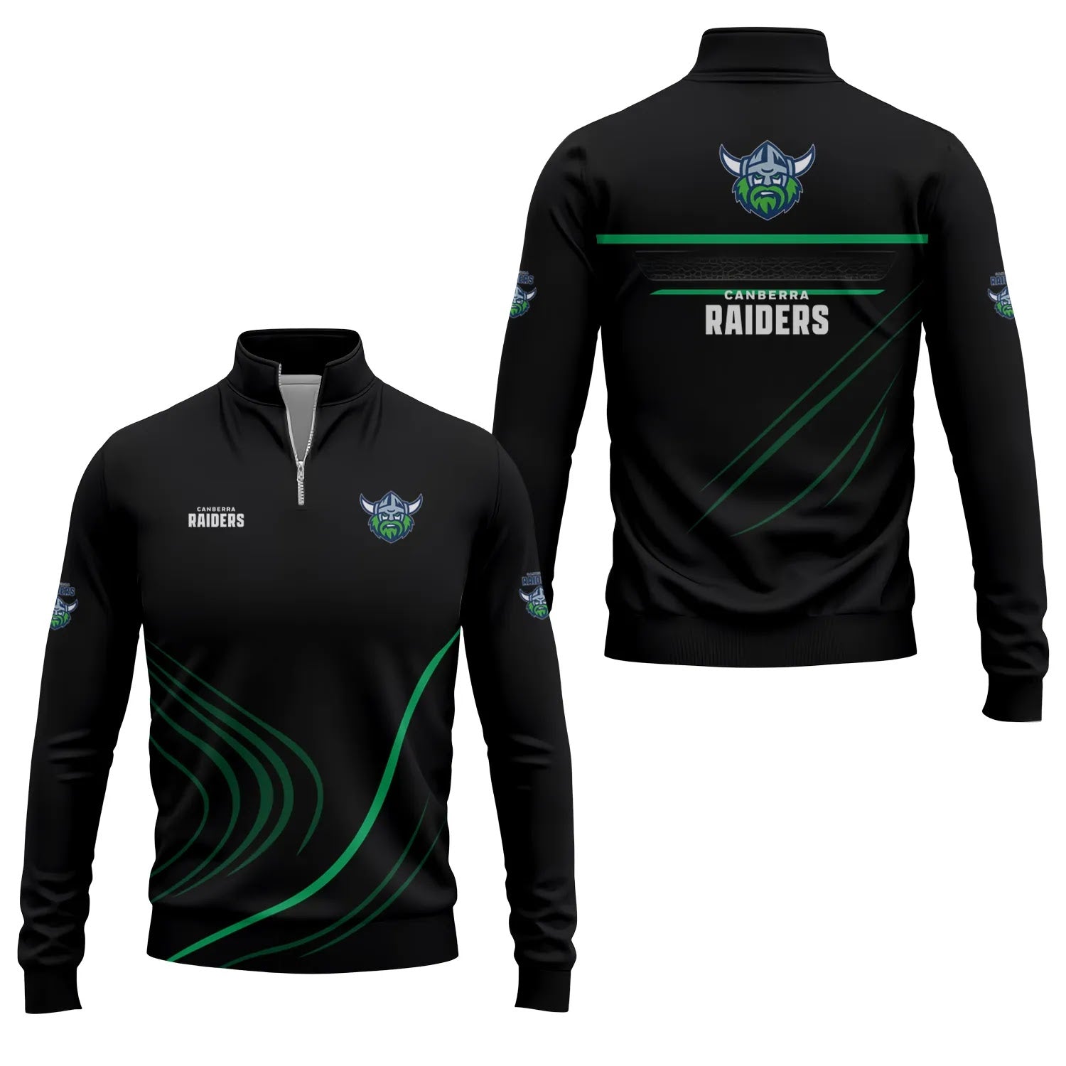 Canberra Raiders Quarter-zip Pullover SC024
