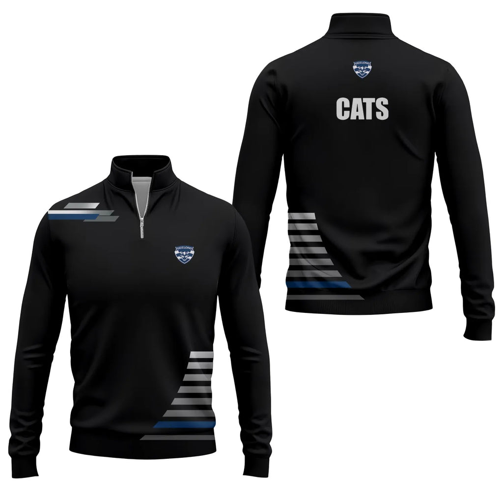 Geelong Cats Quarter-zip Pullover SC034