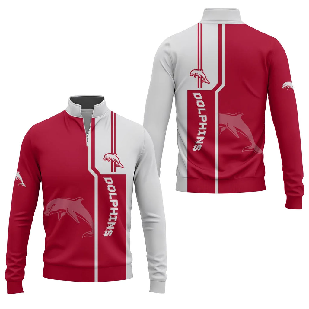 Dolphins Quarter-zip Pullover SC064