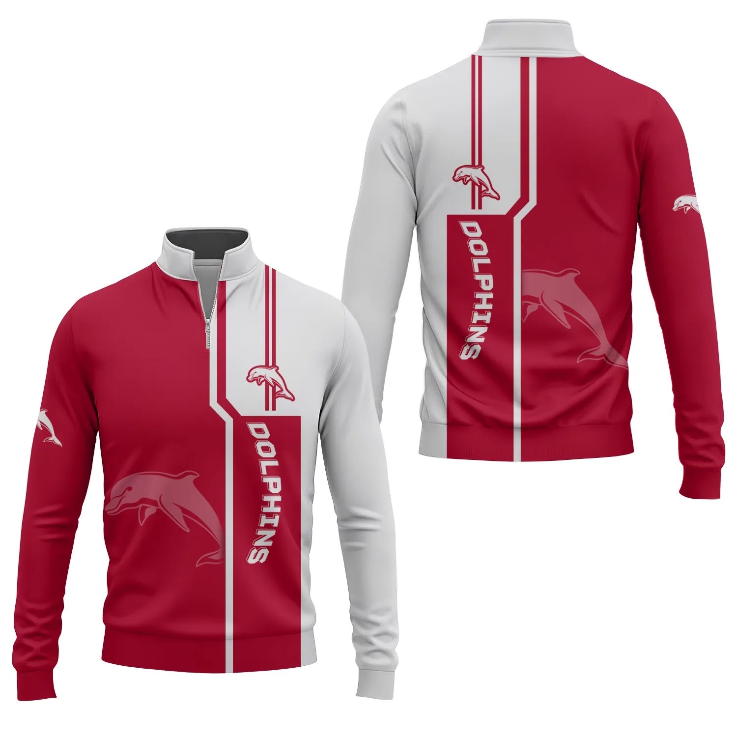 Dolphins Quarter-zip Pullover SC064