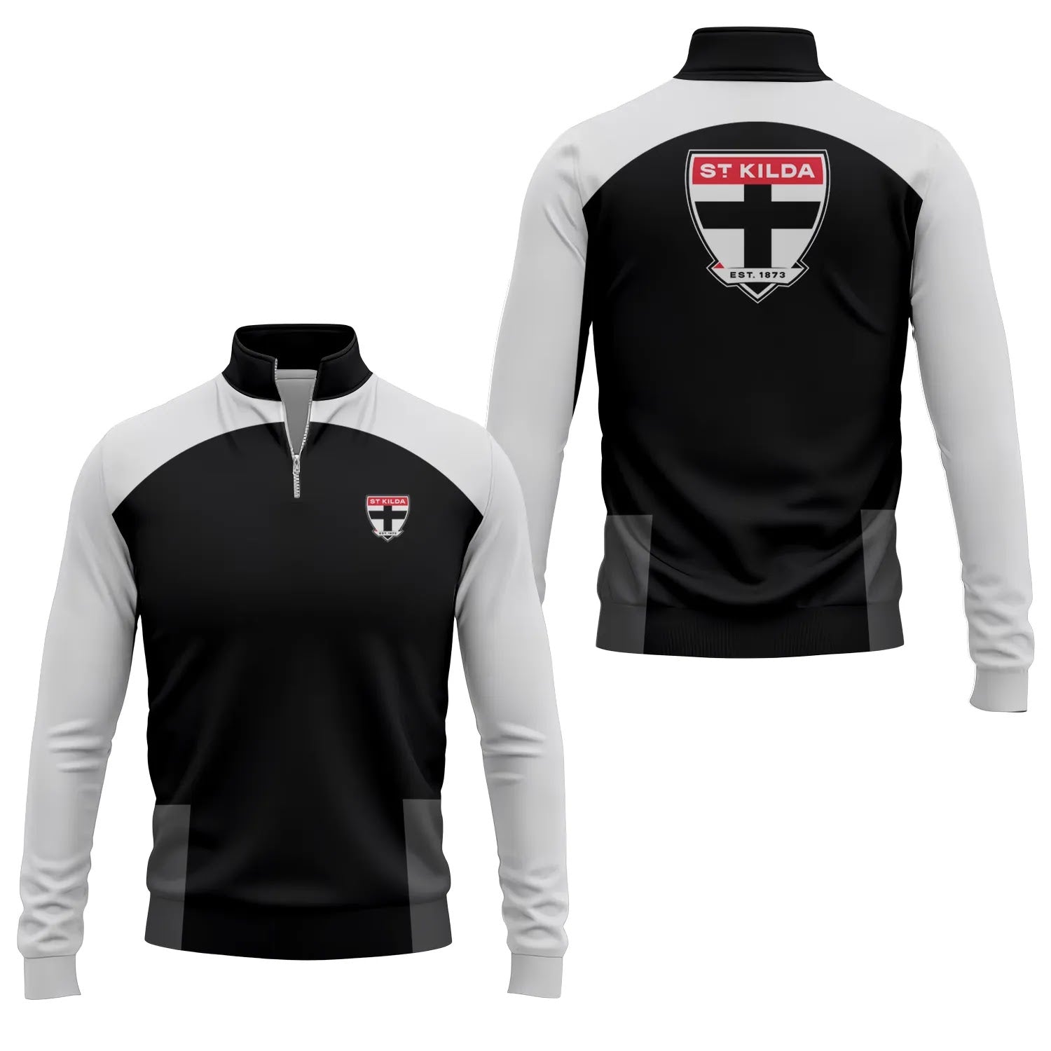 St Kilda Saints Quarter-zip Pullover SC016