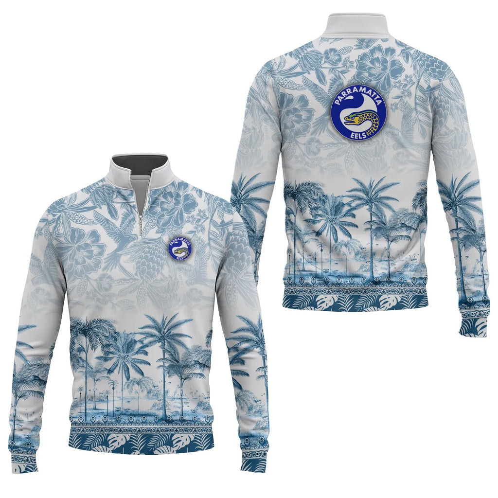 Parramatta Eels Quarter-zip Pullover SC045
