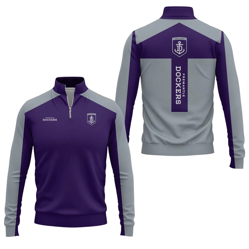 Fremantle Dockers Quarter-zip Pullover SC008