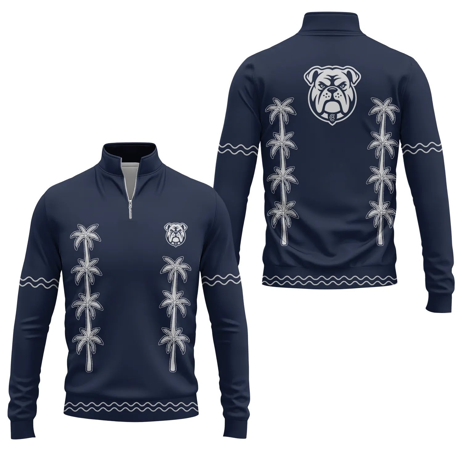 Canterbury-Bankstown Bulldogs Quarter-zip Pullover SHW065