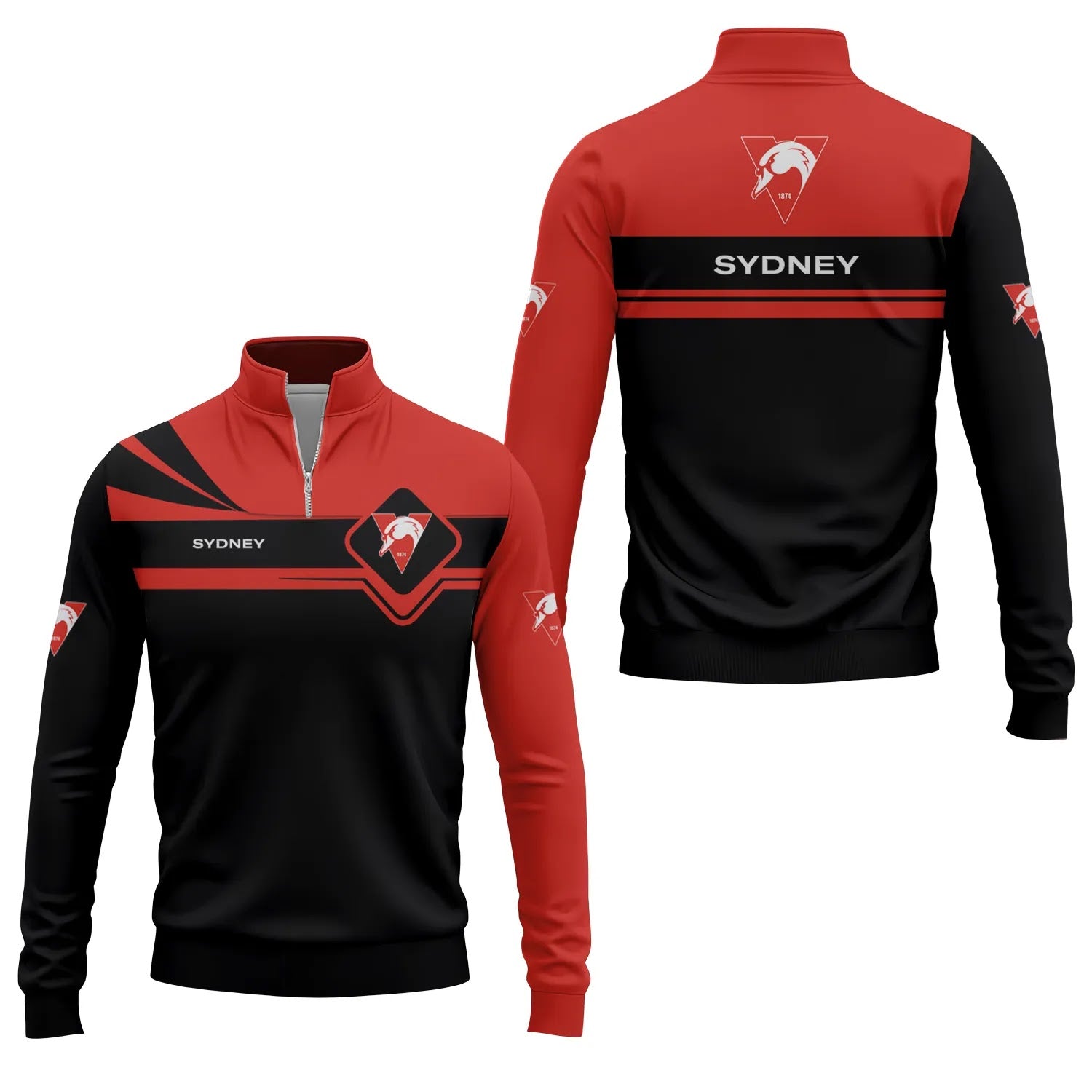 Sydney Swans Quarter-zip Pullover SC066