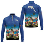 Dolphins Quarter-zip Pullover SHW005