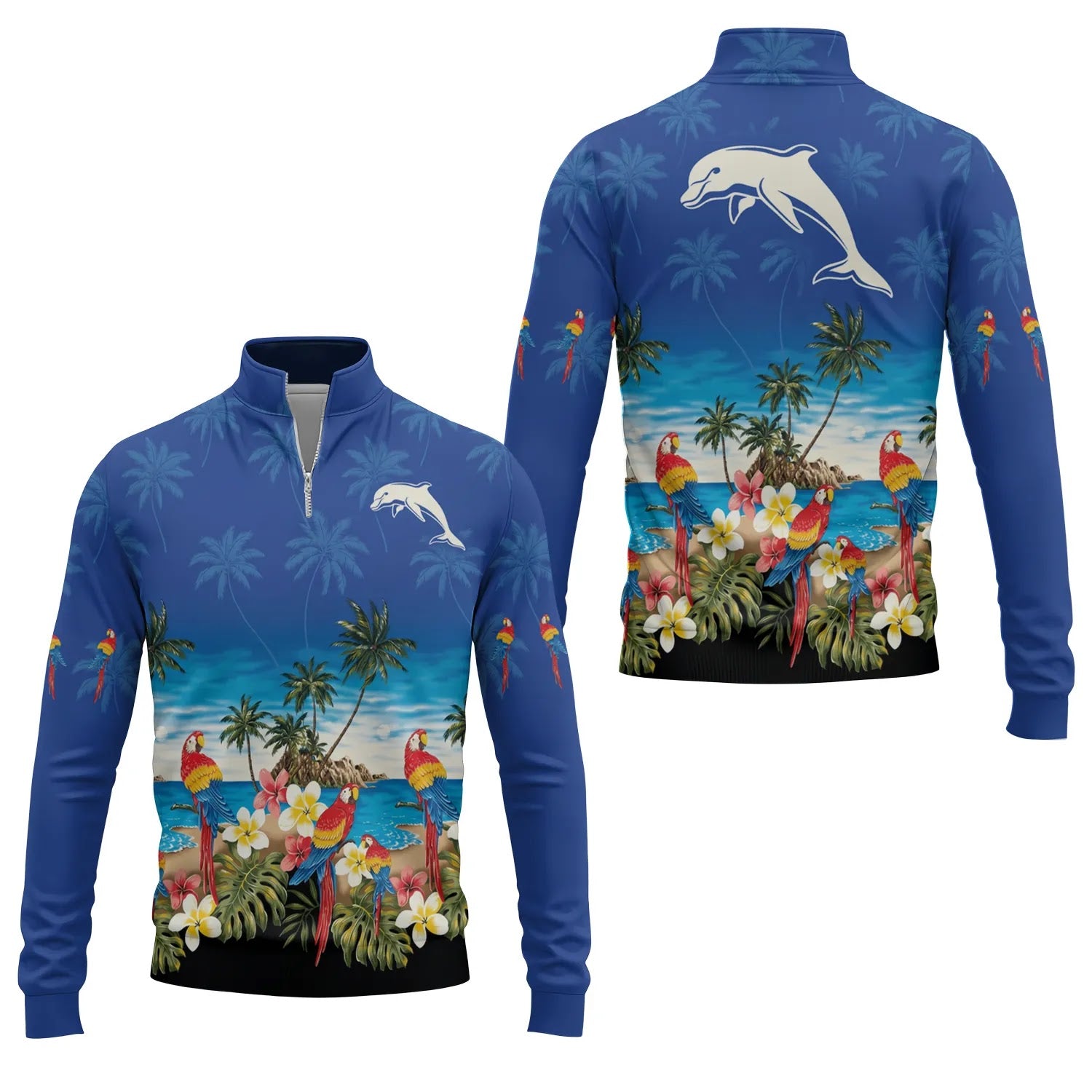 Dolphins Quarter-zip Pullover SHW005