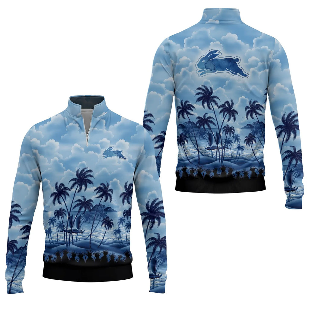 South Sydney Rabbitohs Quarter-zip Pullover SHW018