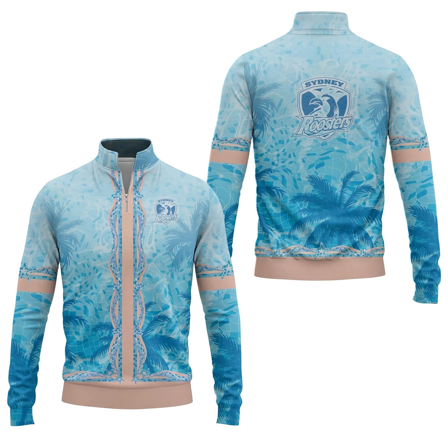 Sydney Roosters Quarter-zip Pullover SHW026