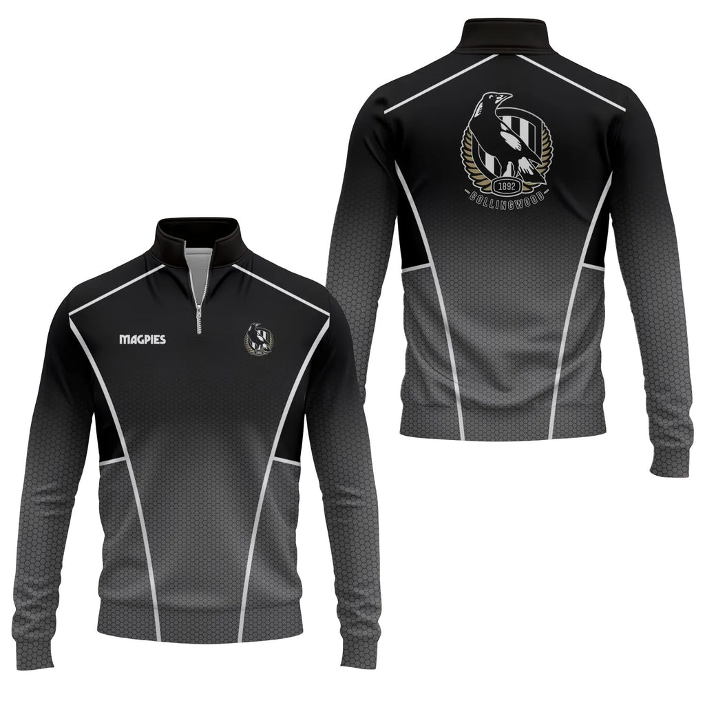 Collingwood Magpies Quarter-zip Pullover SC019