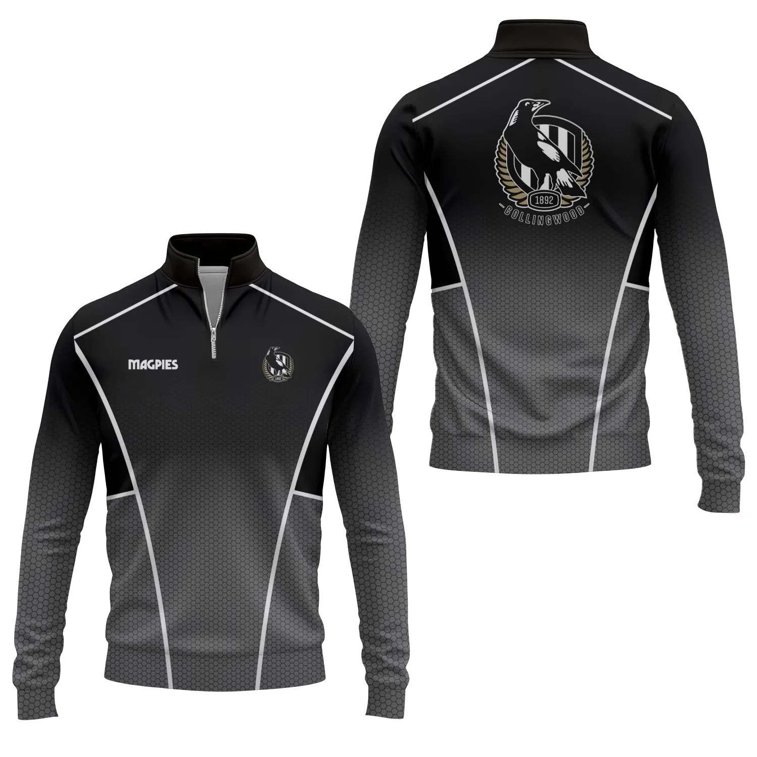 Collingwood Magpies Quarter-zip Pullover SC019