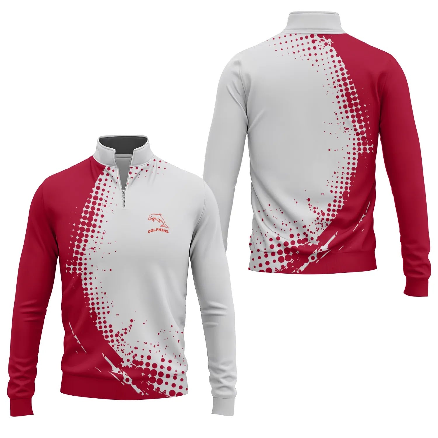 Dolphins Quarter-zip Pullover SC095
