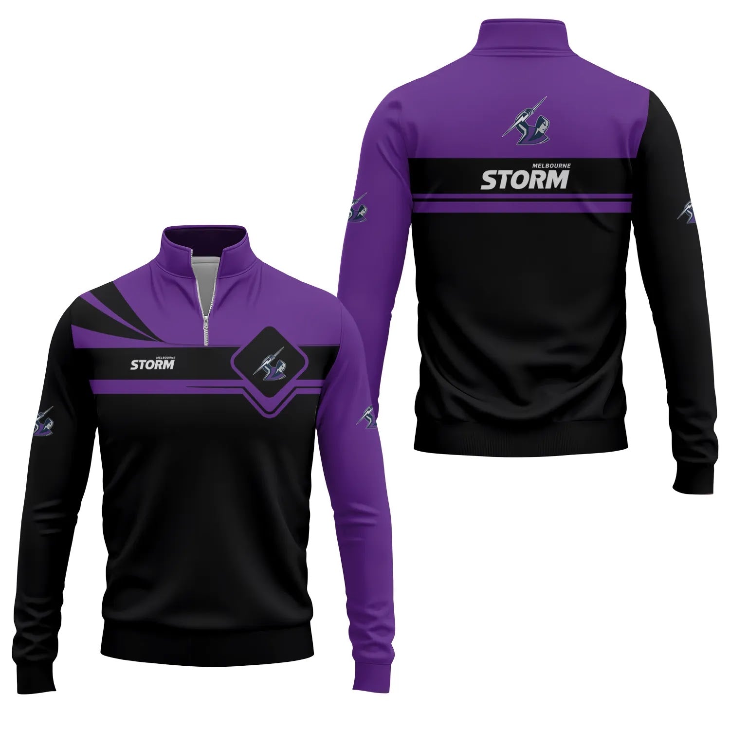 Melbourne Storm Quarter-zip Pullover SC066