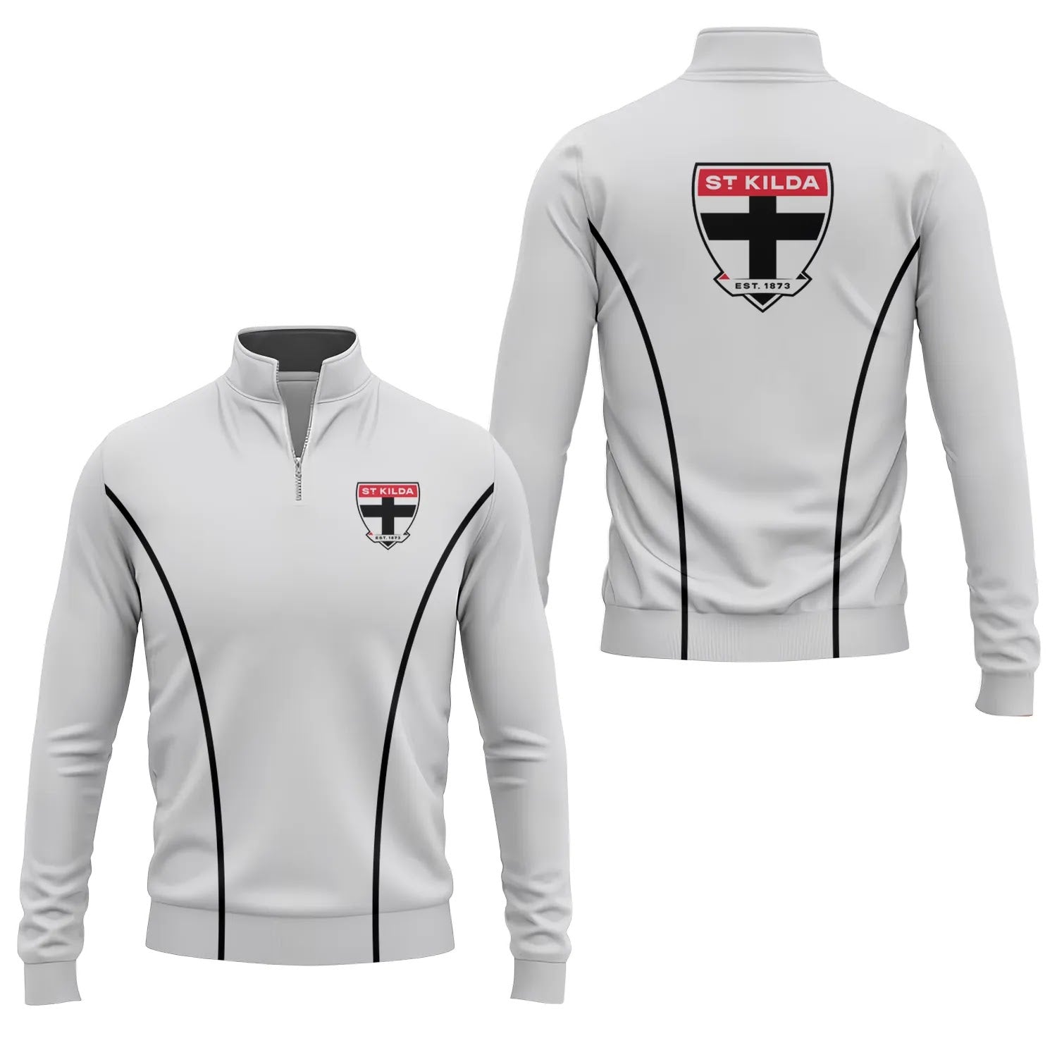St Kilda Saints Quarter-zip Pullover SC025