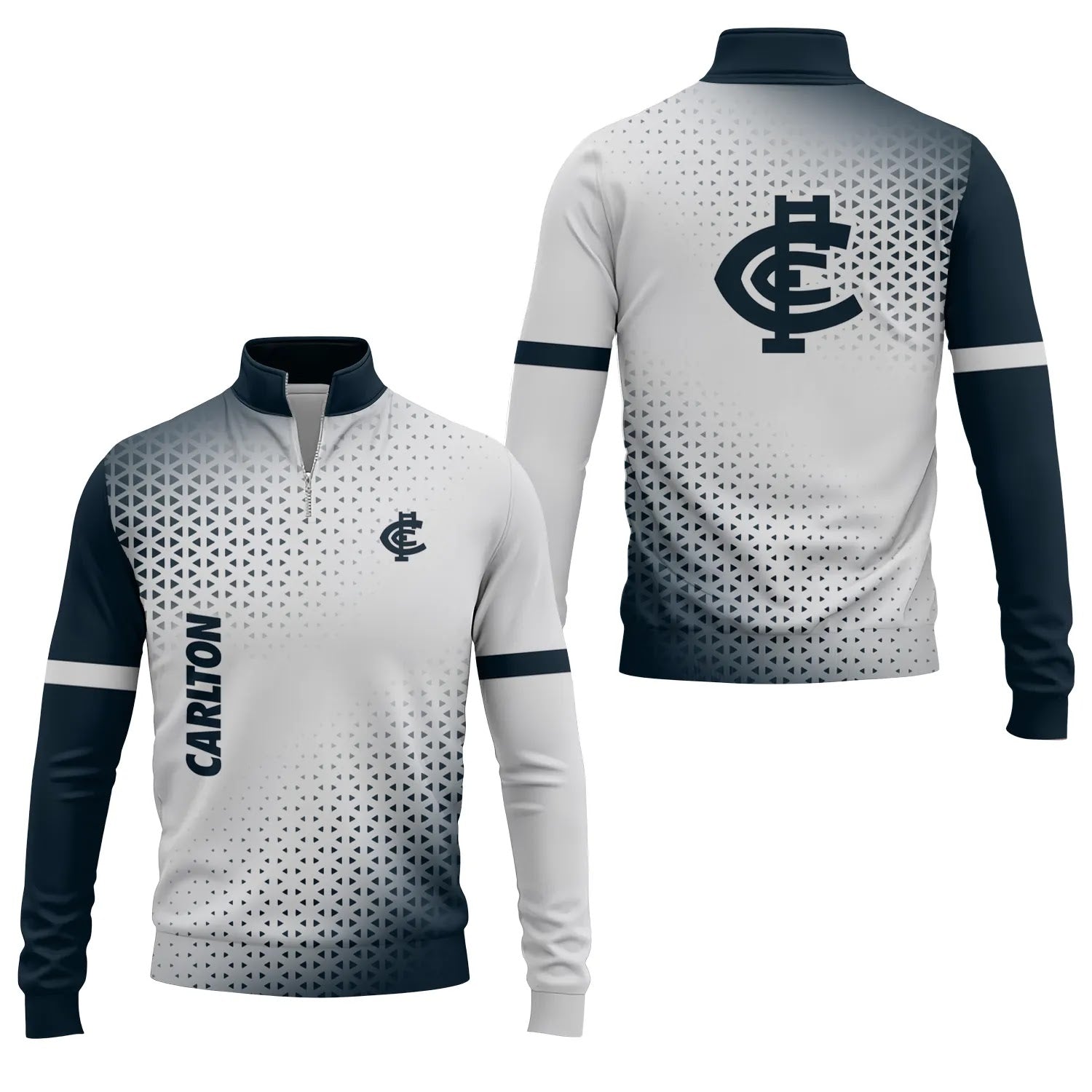 Carlton Blues Quarter-zip Pullover SC079