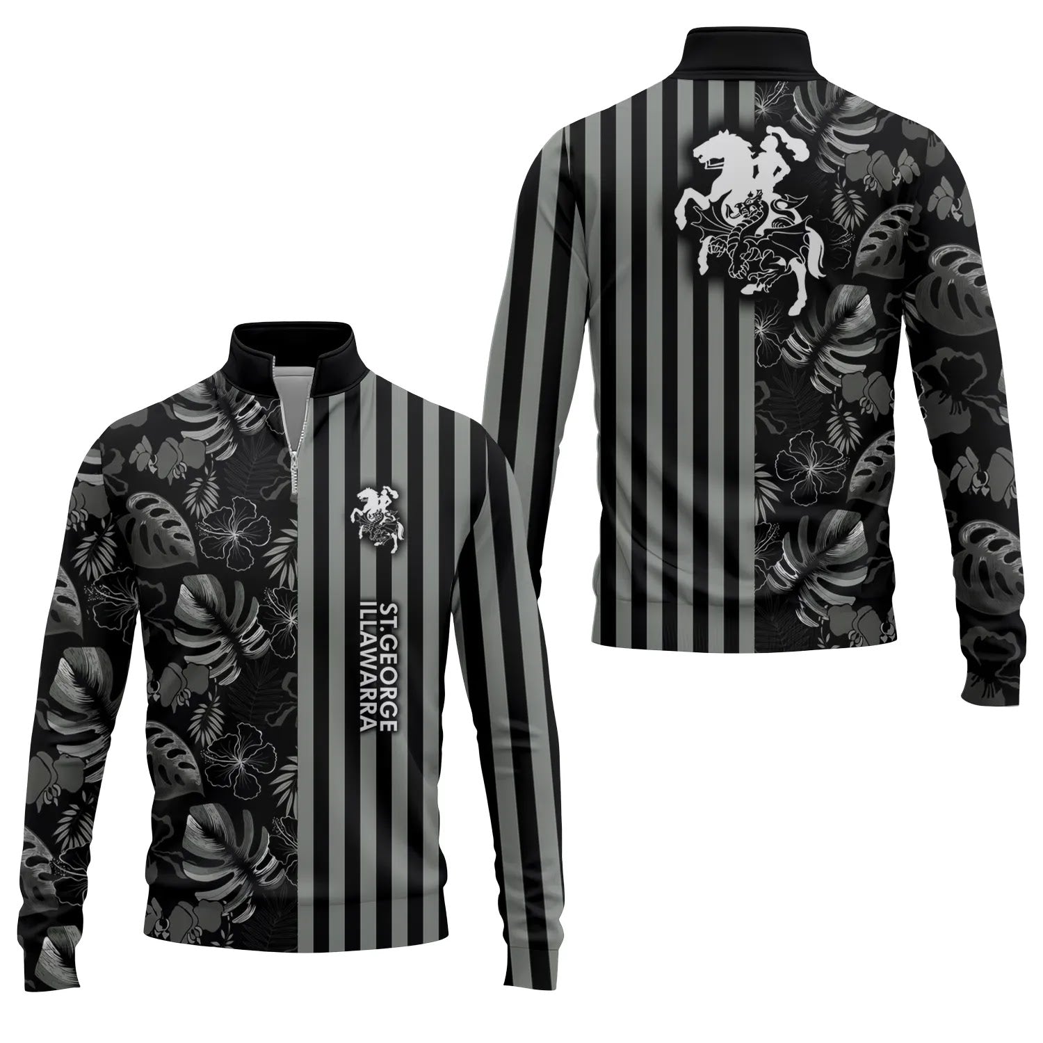 St George Illawarra Dragons Quarter-zip Pullover SHW040