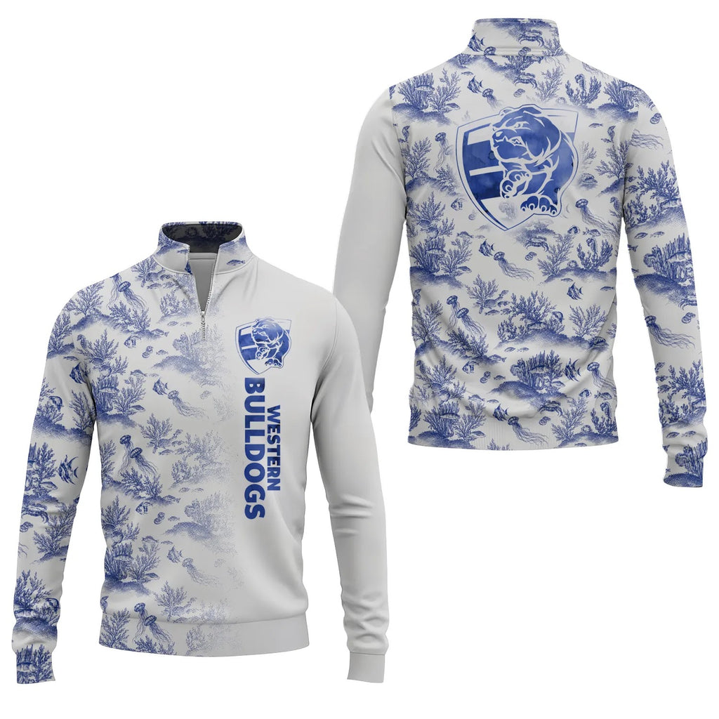 Western Bulldogs Quarter-zip Pullover SHW009