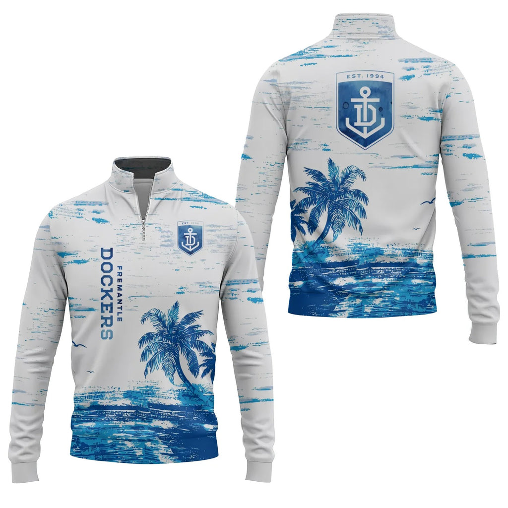 Fremantle Dockers Quarter-zip Pullover SHW069