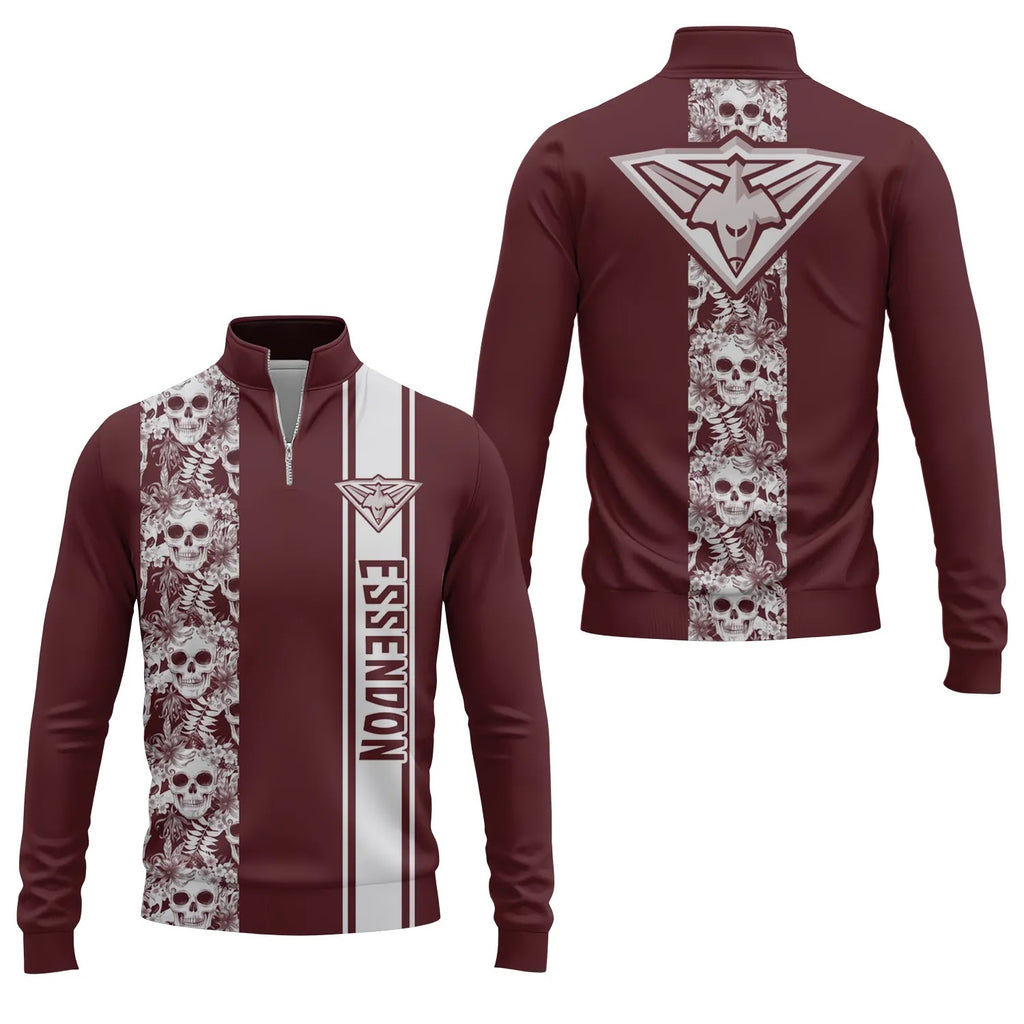 Essendon Bombers Quarter-zip Pullover SHW042