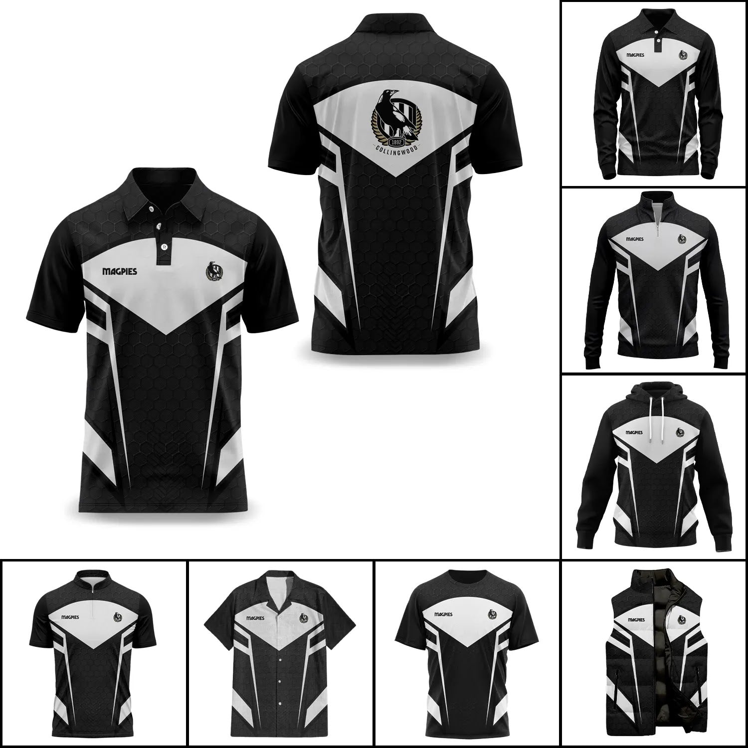 Collingwood Magpies Apparels SC033