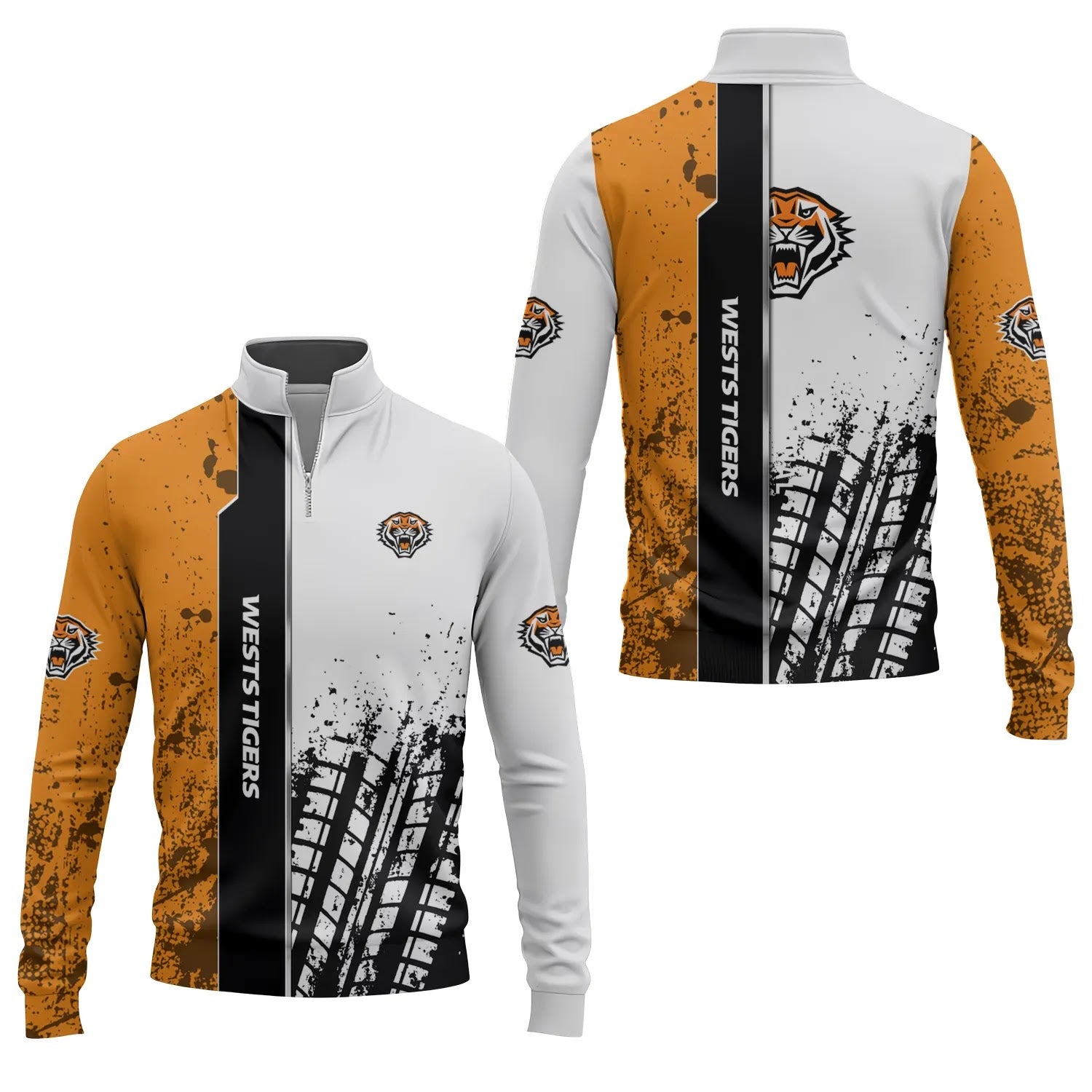 Wests Tigers Quarter-zip Pullover SC039