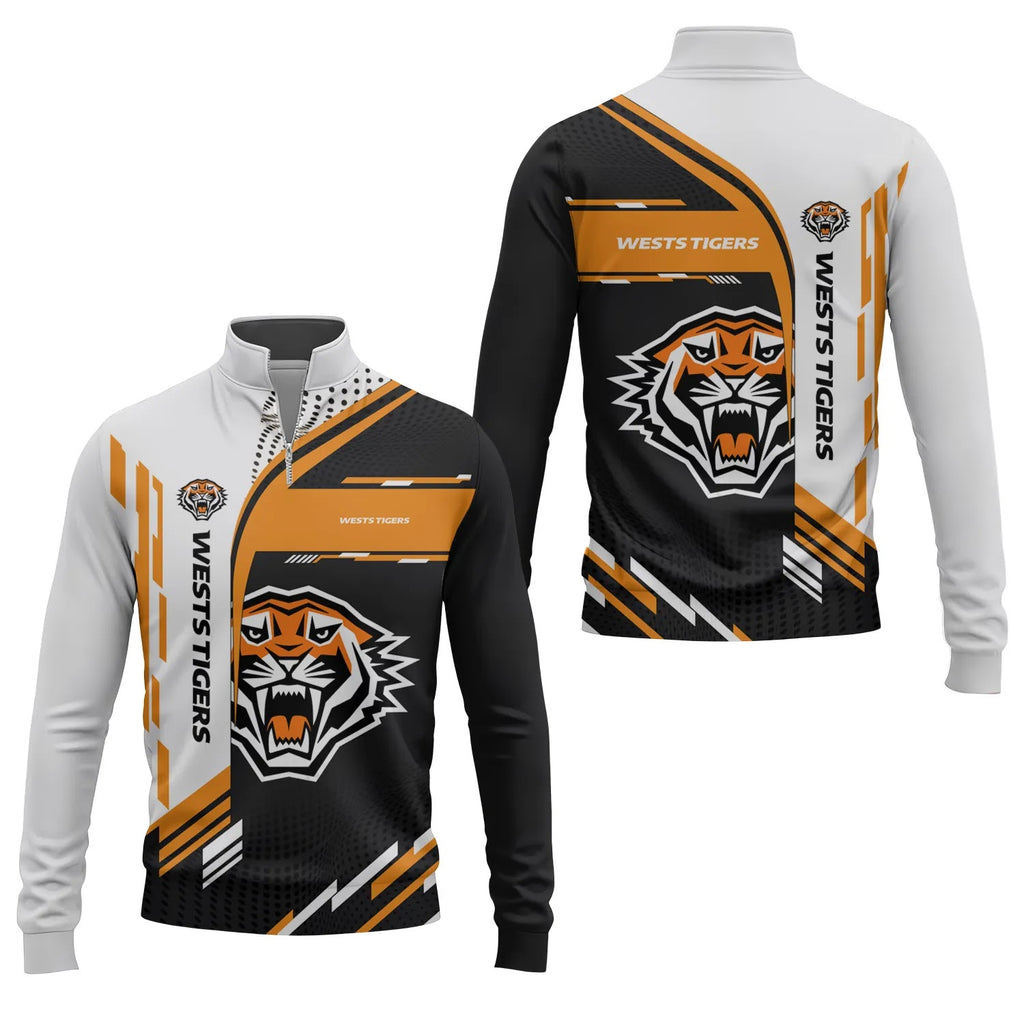 Wests Tigers Quarter-zip Pullover SC036