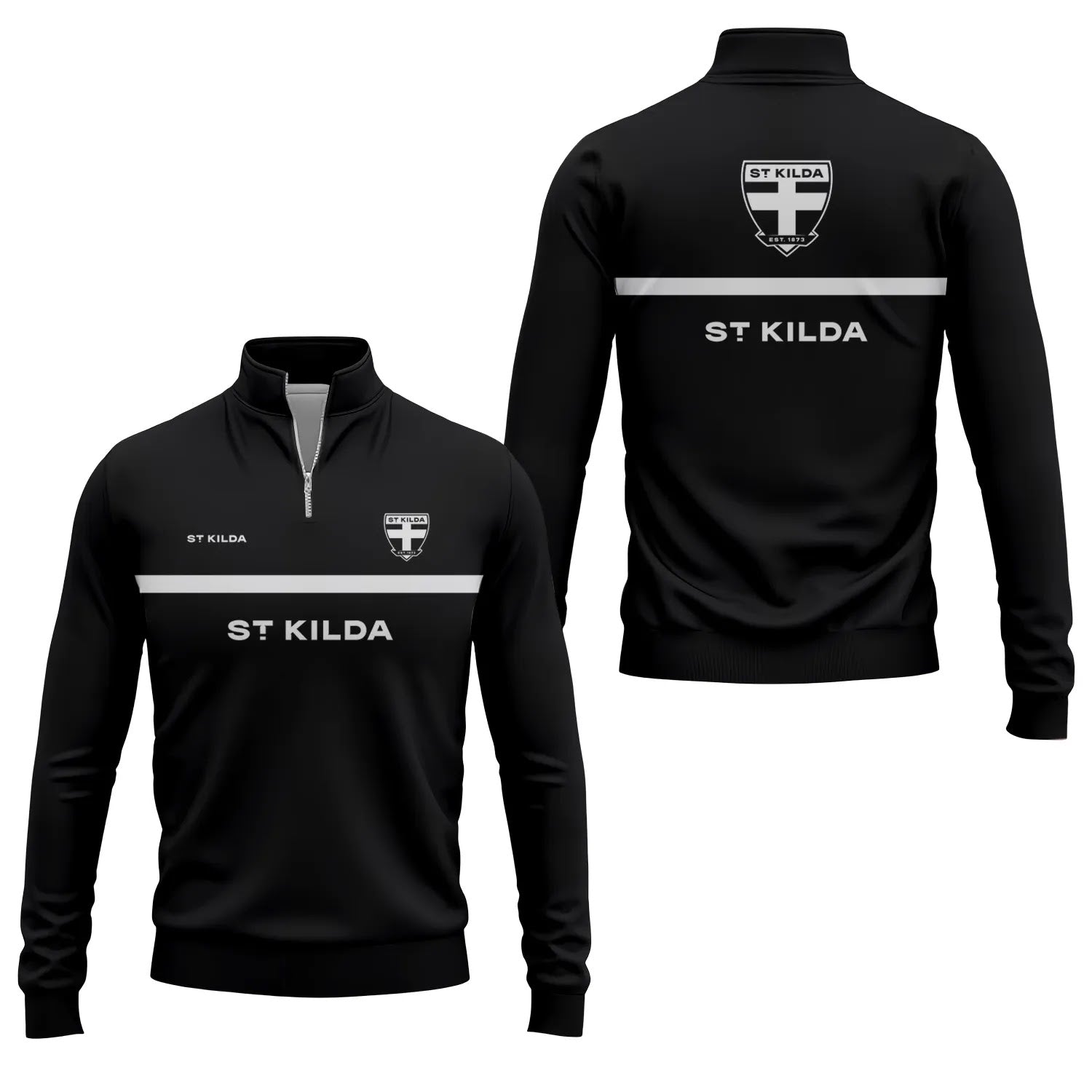 St Kilda Saints Quarter-zip Pullover SC051